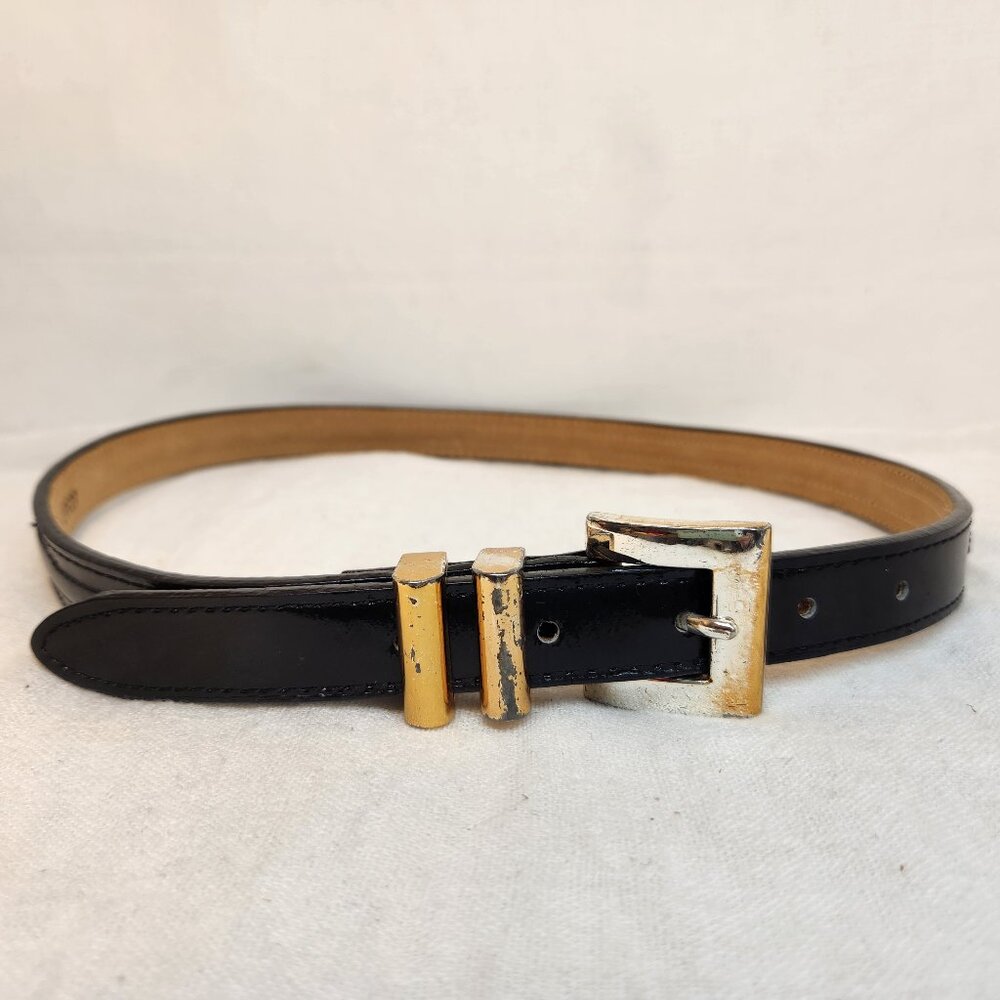 Brighton Womens Medium Black Leather Basic Waist … - image 1